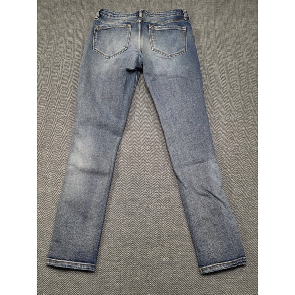 KanCan Jeans Women Size 26 Distressed Medium Wash Skinny Fit Denim‎ - Picture 2 of 9